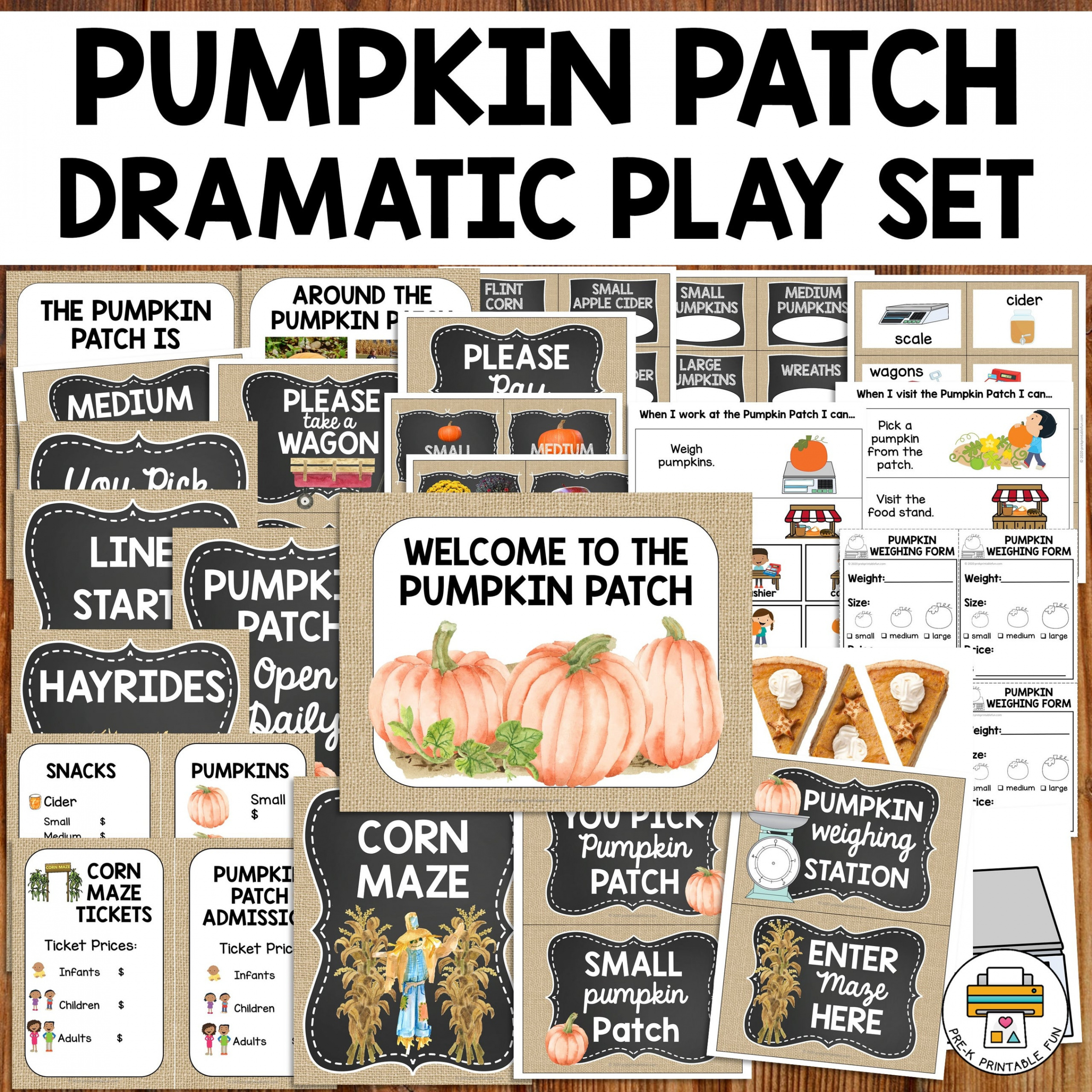 Pumpkin Patch Dramatic Play