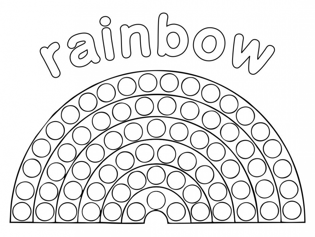 Rainbow Bingo Dot Printables Free  Bingo dauber, Dot markers, Dot