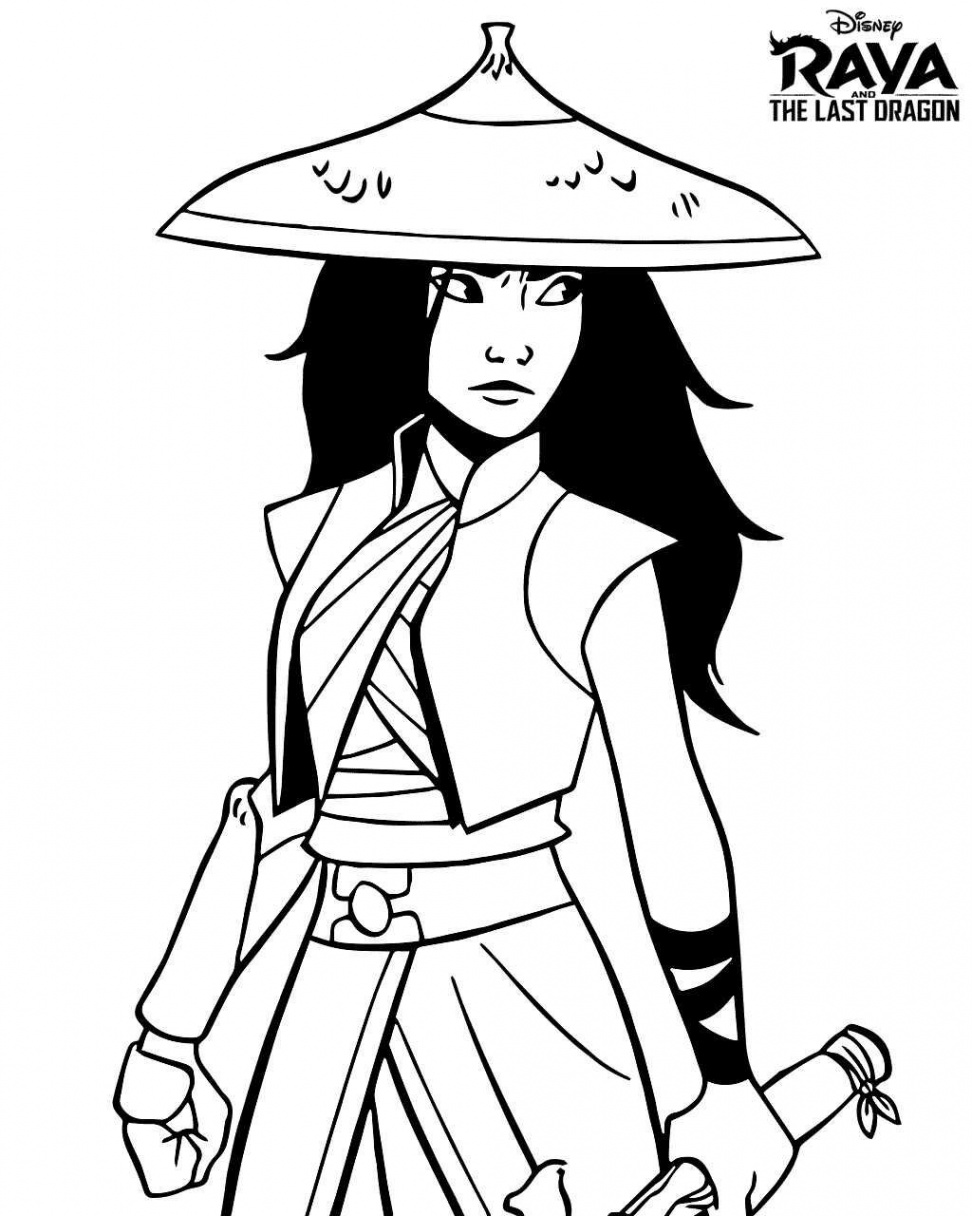 Raya and the Last Dragon Coloring Pages Printable for Free Download