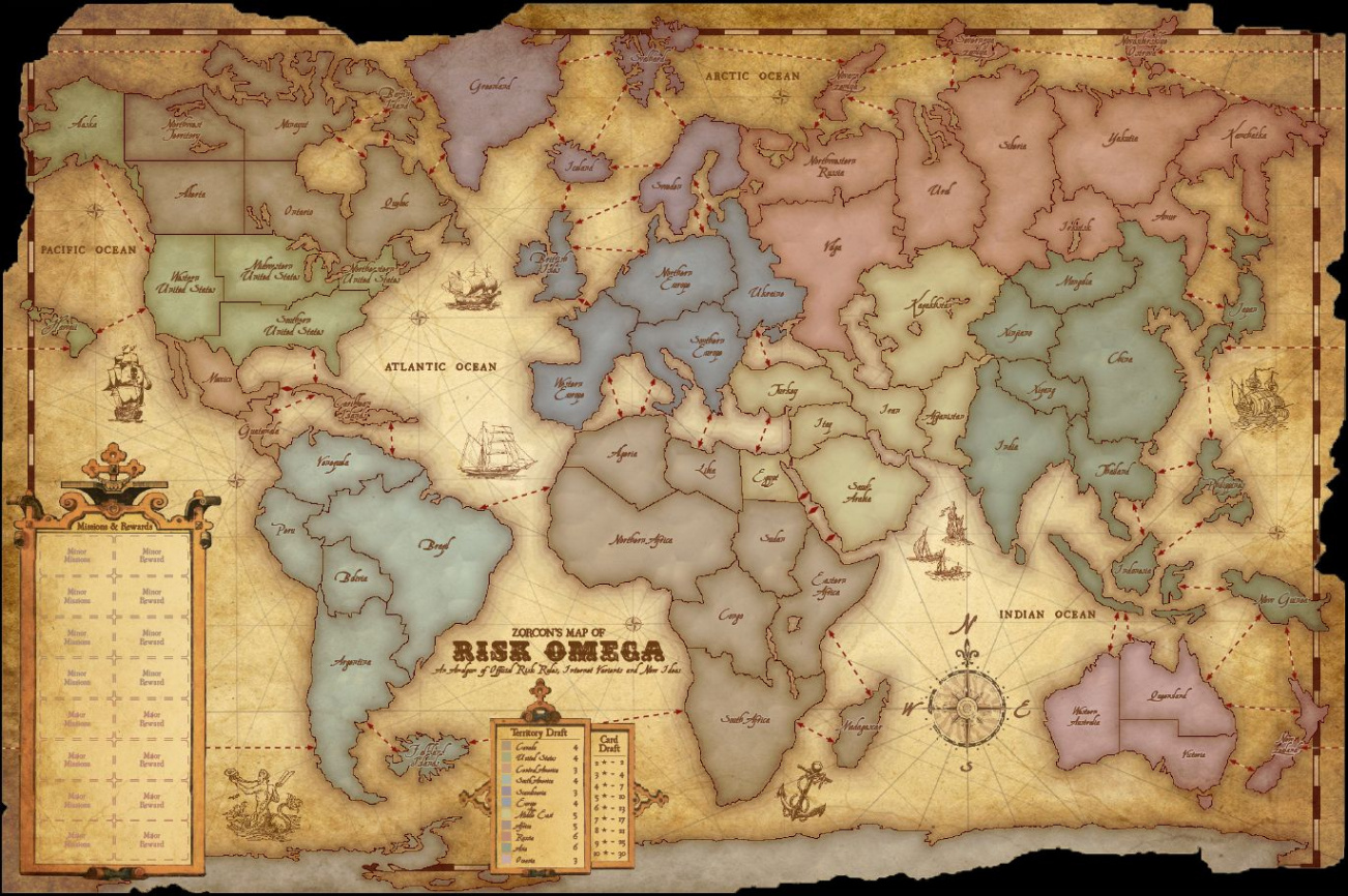 Risk: An Unexpected Journey (part )  Risk games, Map, Play risk