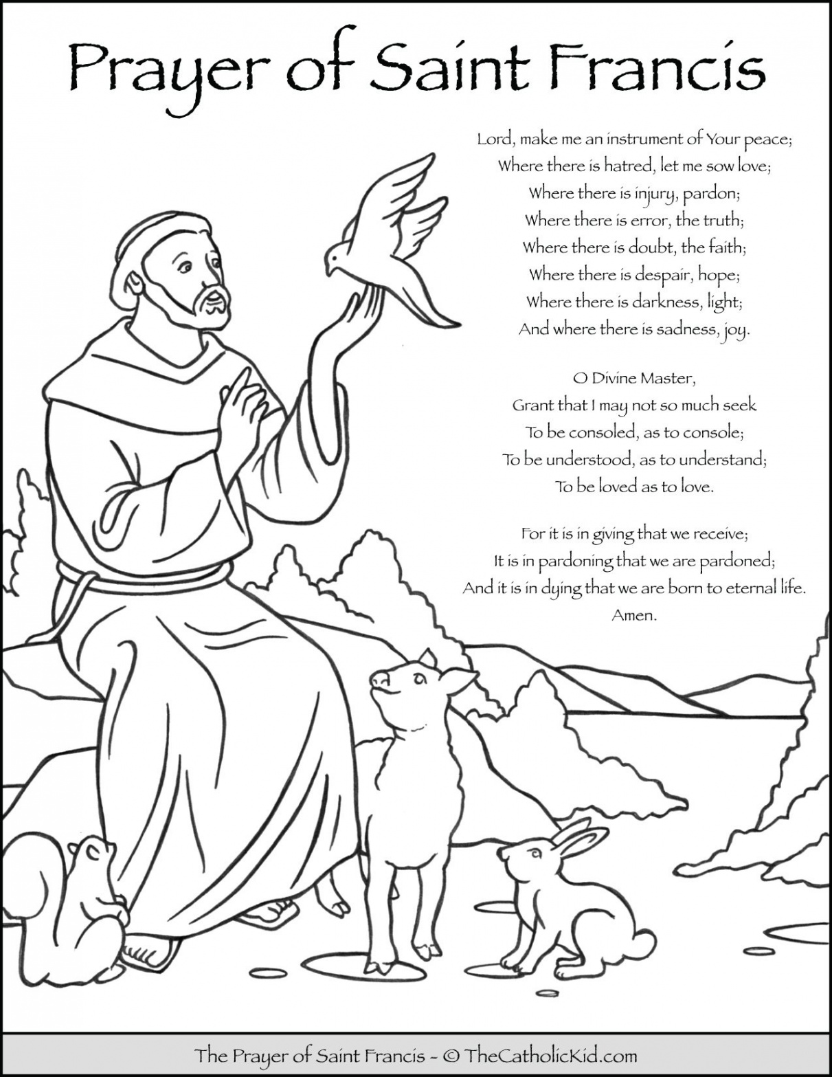 Saint Francis of Assisi - Download Pack - TheCatholicKid