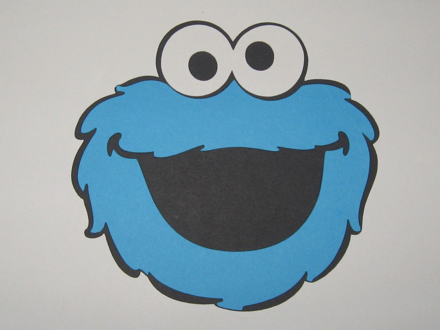 Sesame Street Cookie Monster Face Templates  Monster cookies