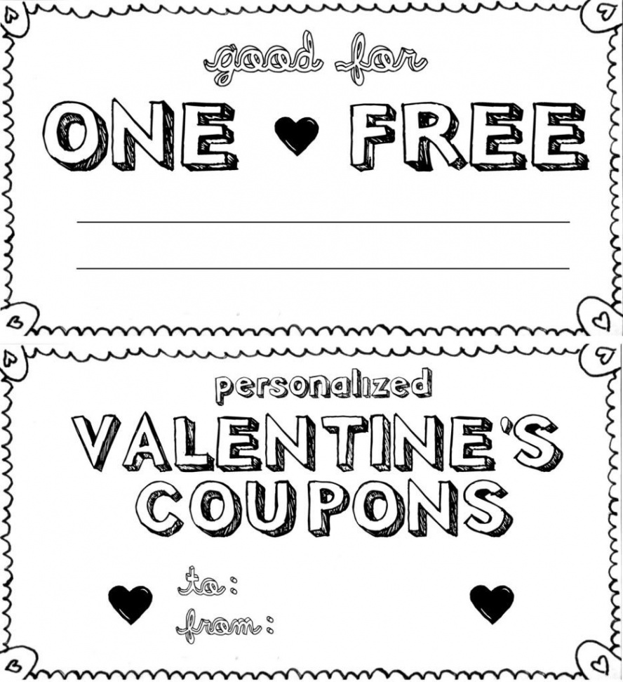 Sets of Free Printable Love Coupons and Templates