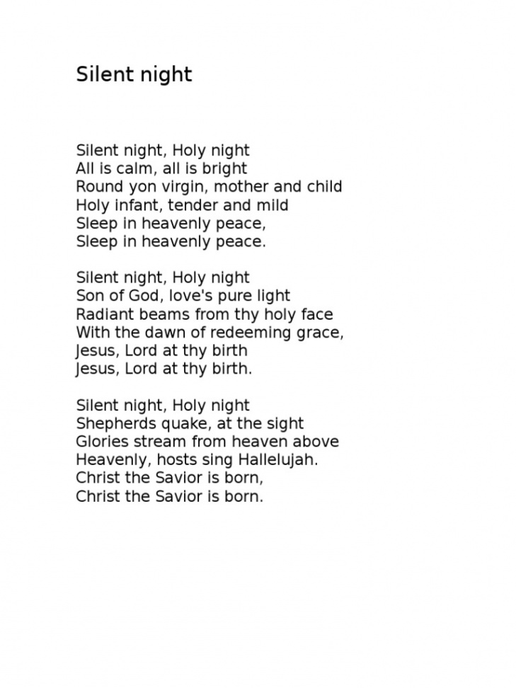 Silent Night  PDF