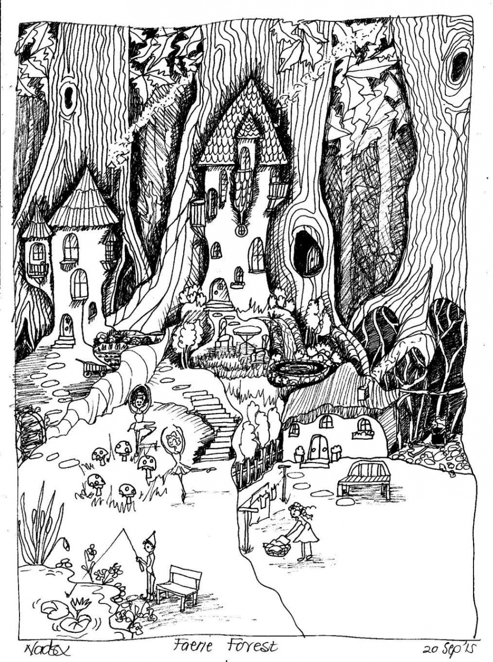 Sketch Tuesday ~ Fairy Land  Fairy land, Fairy, Sketch book