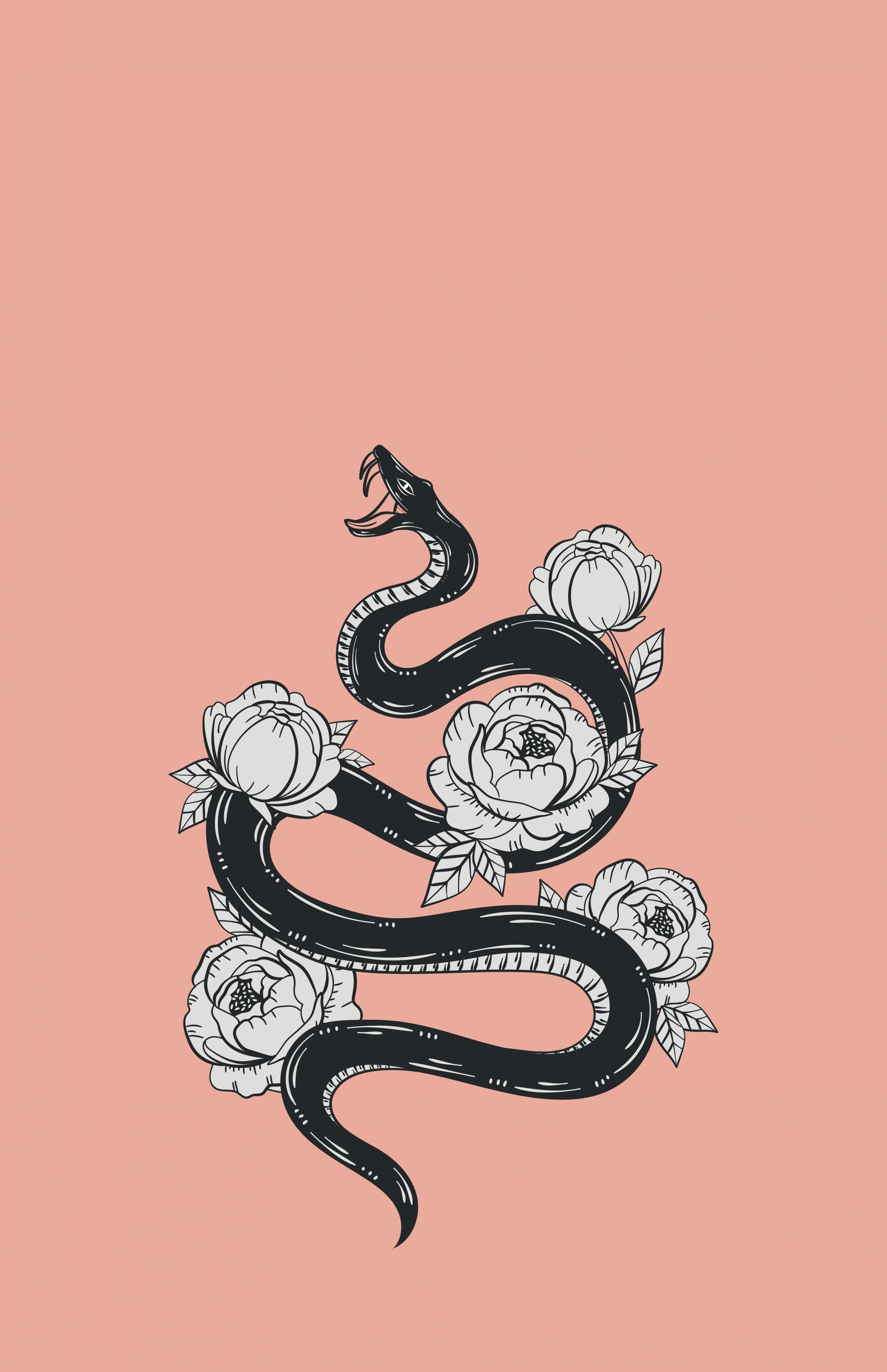 snake art  Snake art, Snake illustration, Snake tattoo design