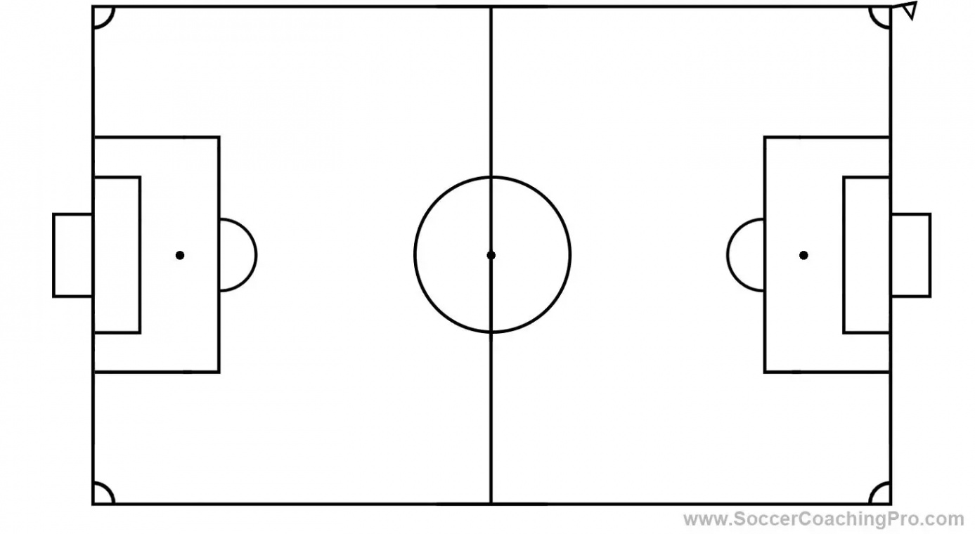 Soccer Field Diagram (Free to Download and Print) - Soccer