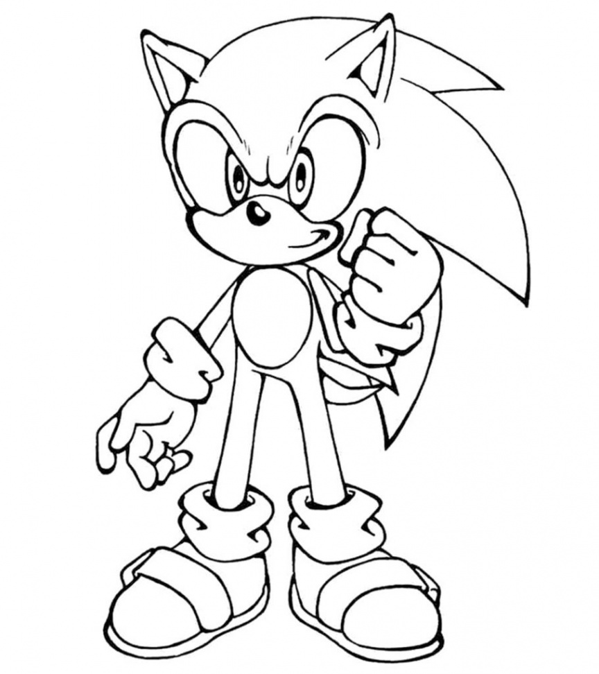 Sonic The Hedgehog Coloring Pages - Free Printable