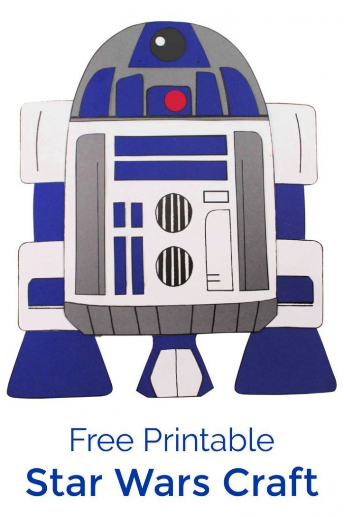 Star Wars Inspired Printable R-D Craft  Mama Likes This  Star