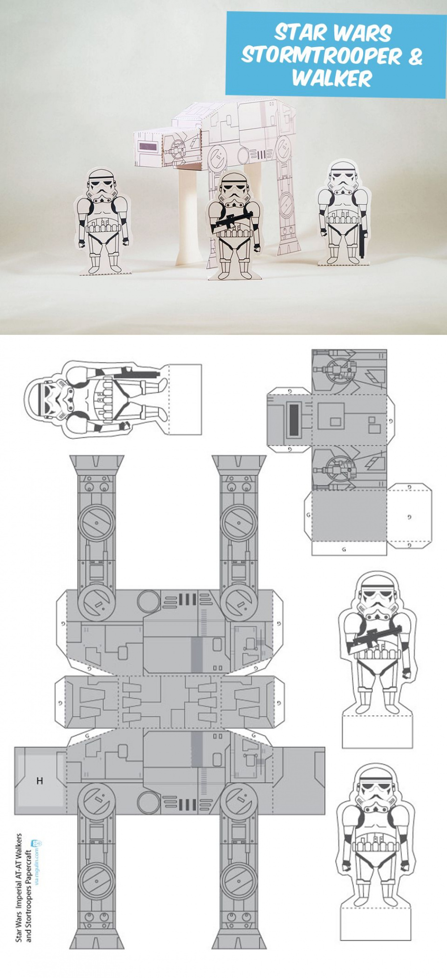 Star Wars Papercraft - M