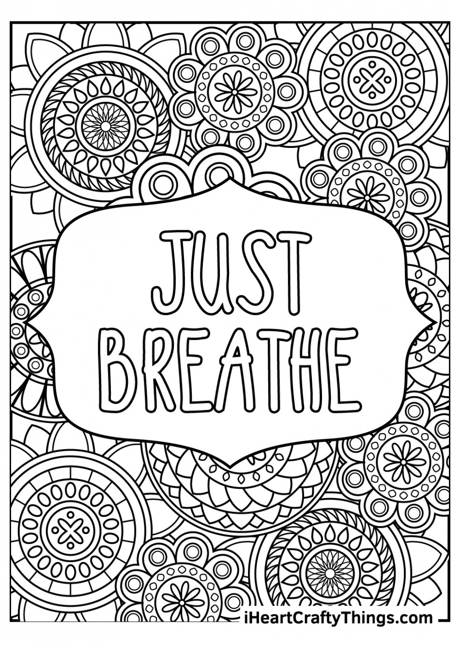 Stress Relief Coloring Pages (% Free Printables)