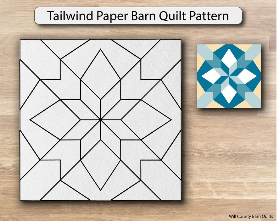 Tailwind Barn Quilt Pattern — Will County Barn Quilt Trail