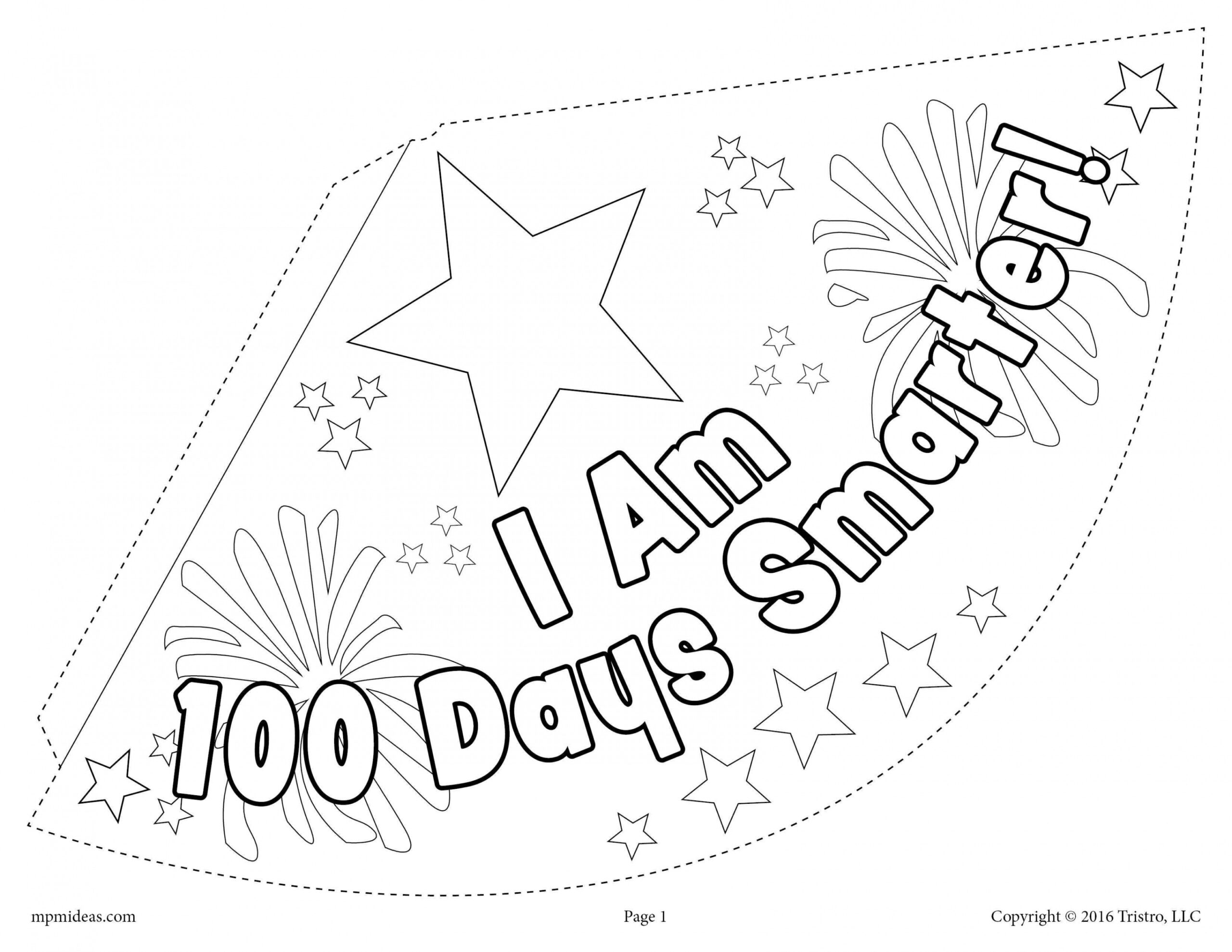 th Day of School Party Hat Activity & Craft! - ( Printable