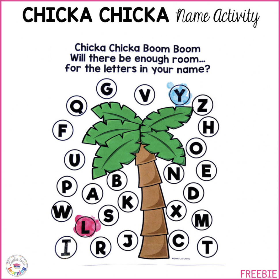 The Most Fun Chicka Chicka Boom Boom Activities (+ Freebie)