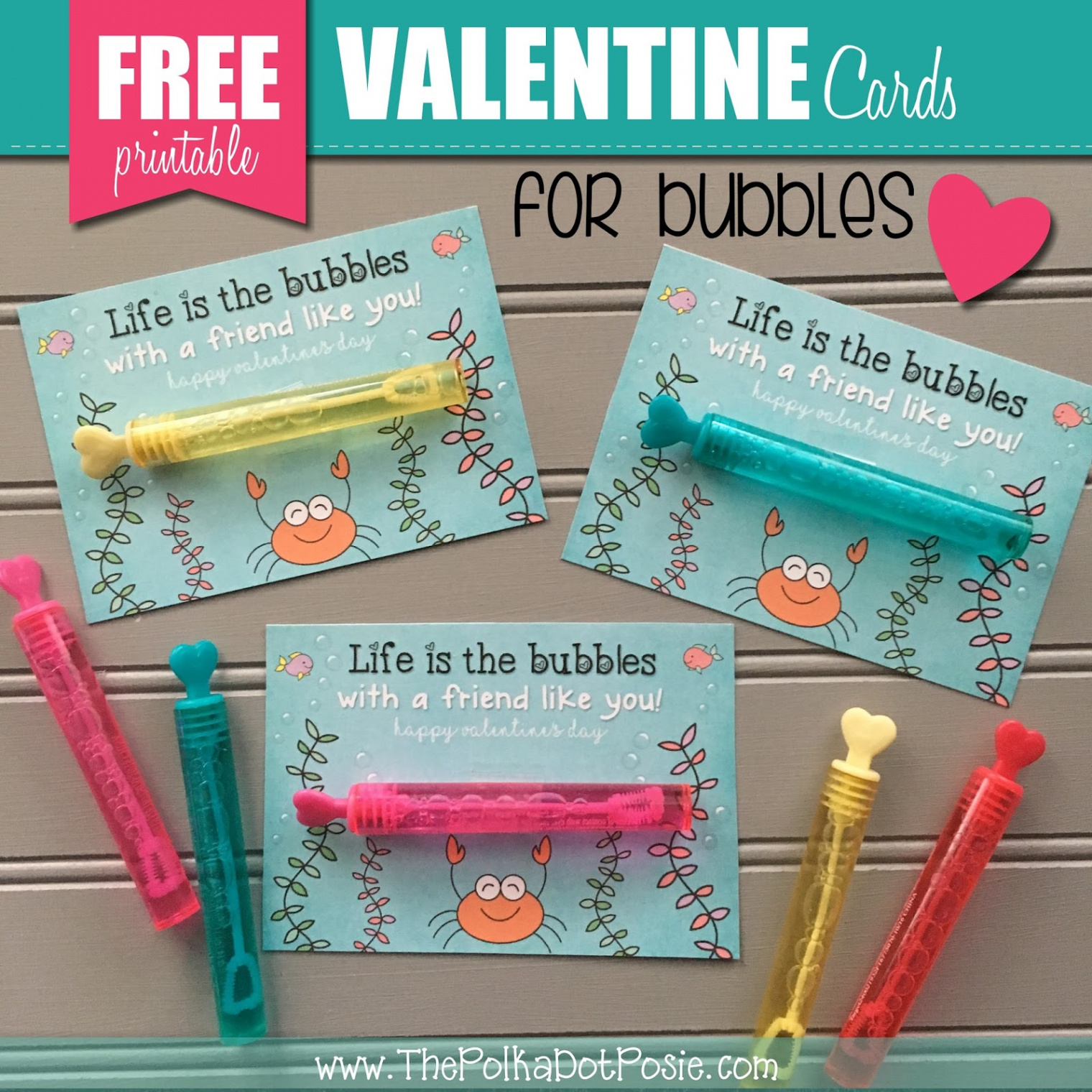 The Polka Dot Posie: Free Printable Valentine