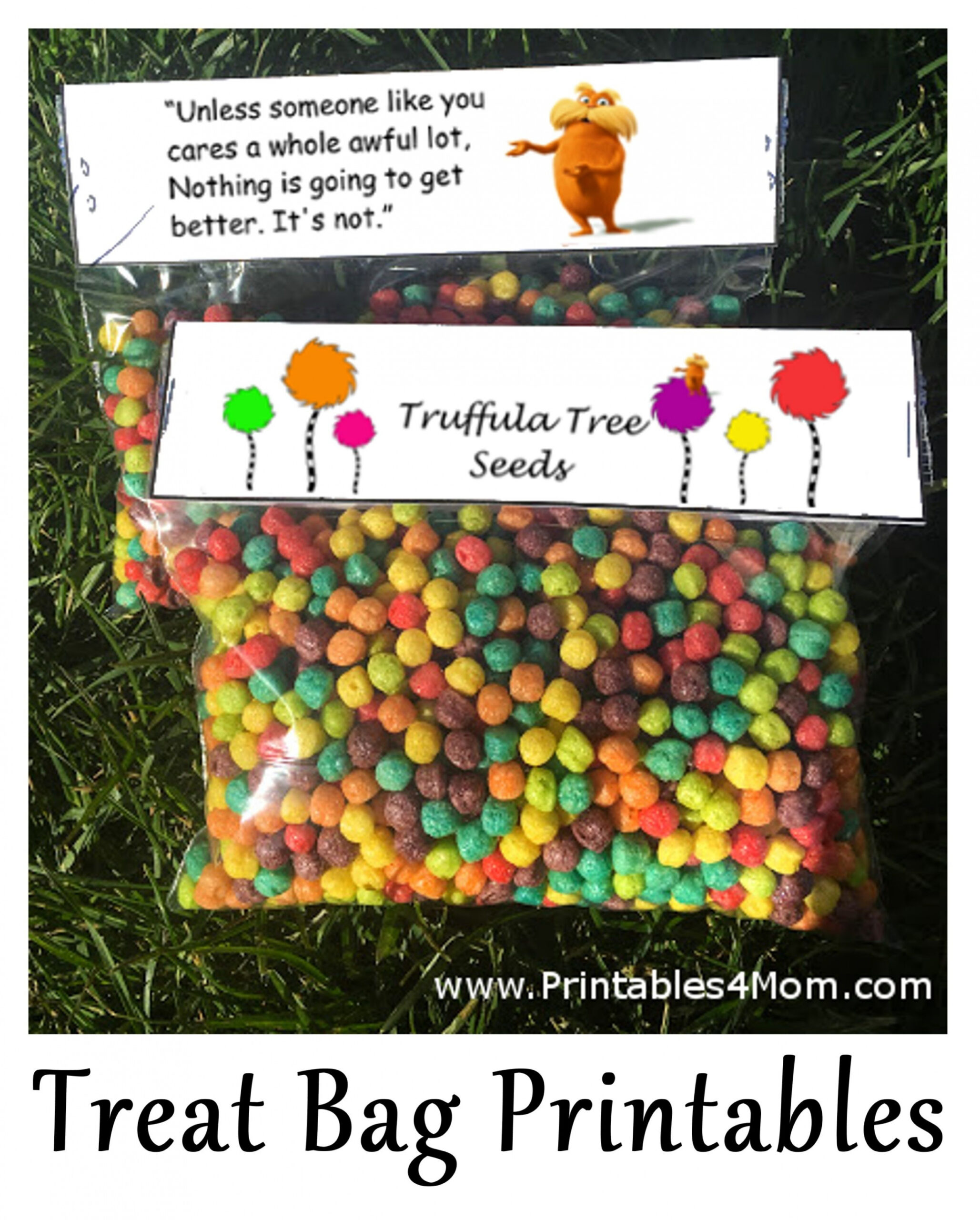 Truffula Tree Seeds Printable Toppers - Printables  Mom  Dr