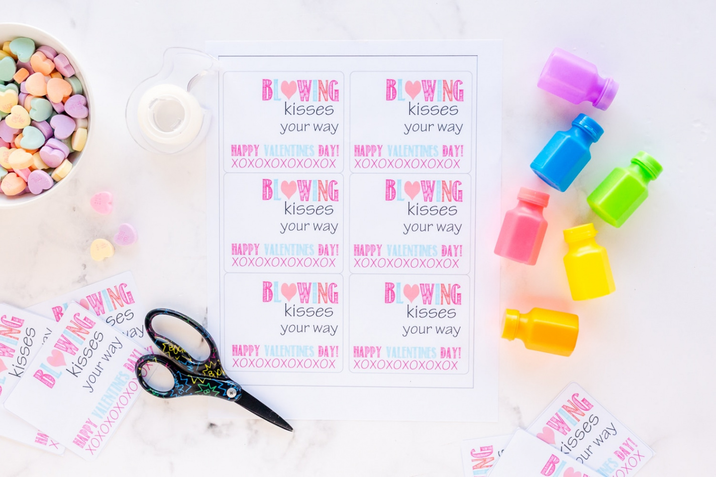 Valentine Printable: Bubbles - Made To Be A Momma