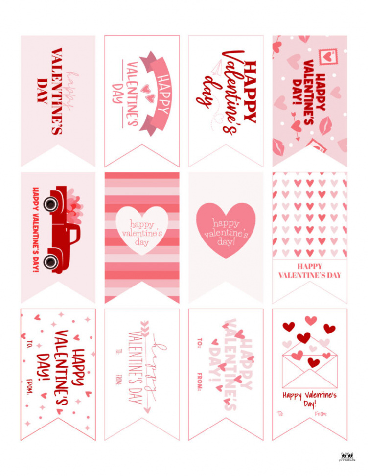 Valentine Tags -  FREE Printable Tags  Printabulls