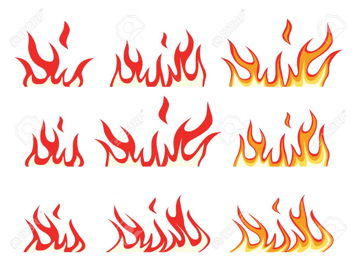 Vector Collection Of Fire Icons
