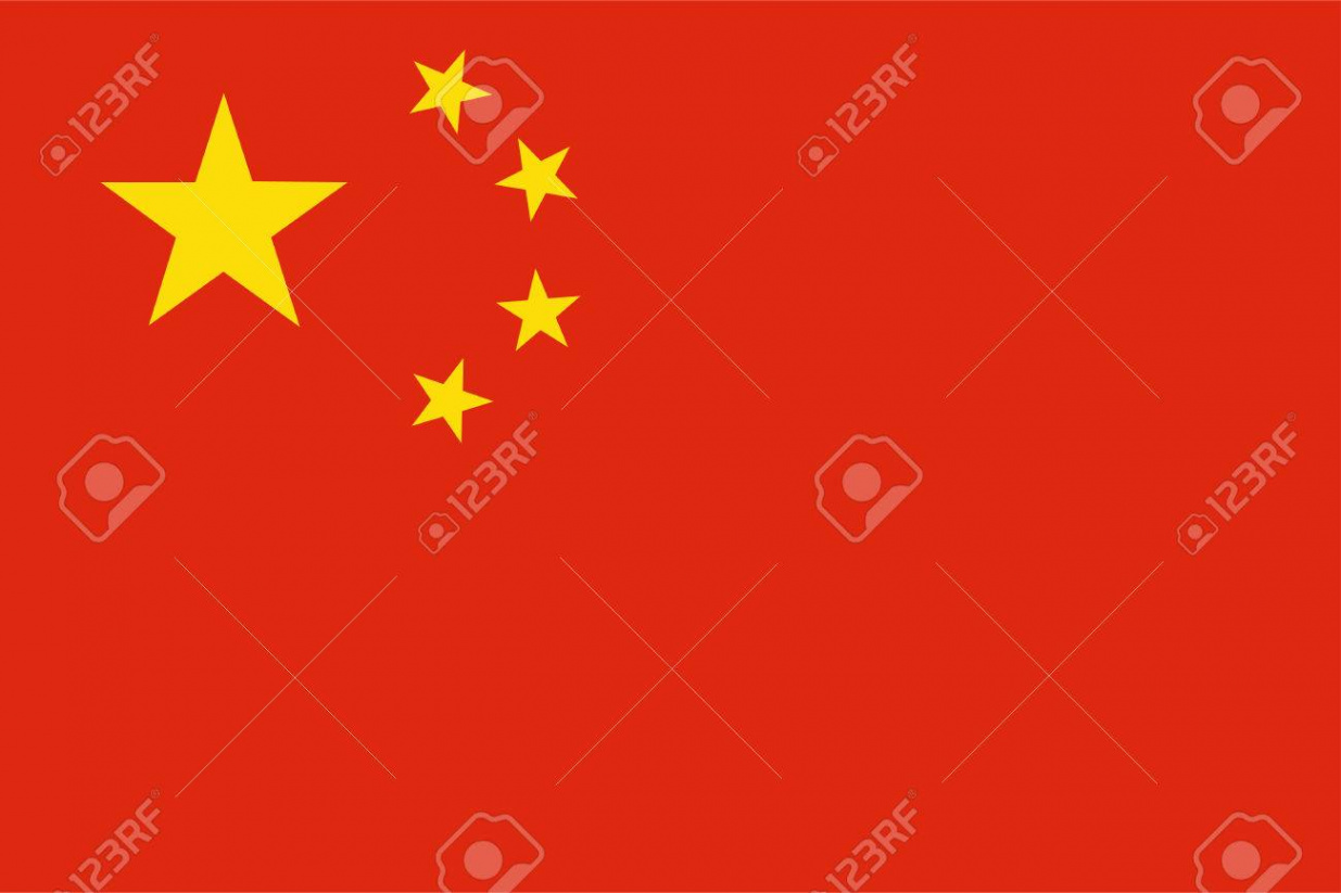 Vector Illustration Of China Flag