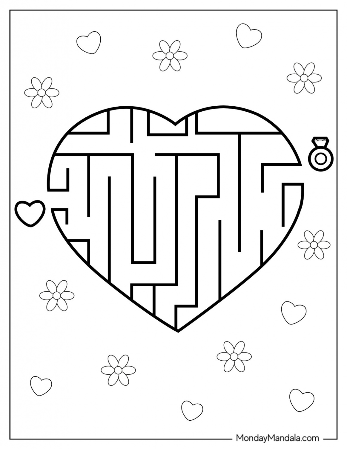 Wedding Coloring Pages (Free PDF Printables)