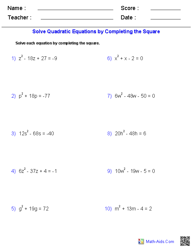 80 Printable Graphing Quadratic Review Worksheet 65