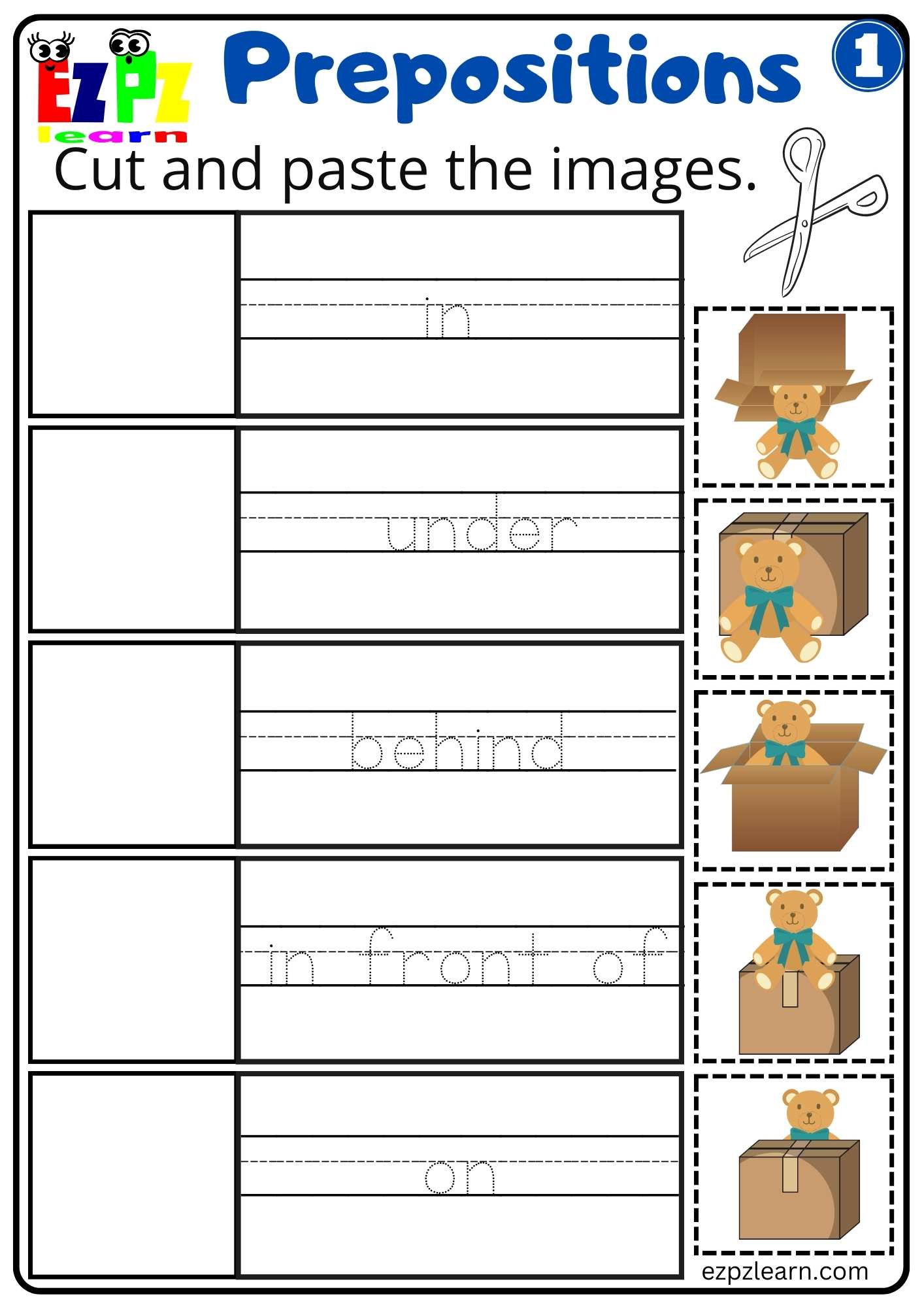 80 Printable In On Preposition Worksheets 26