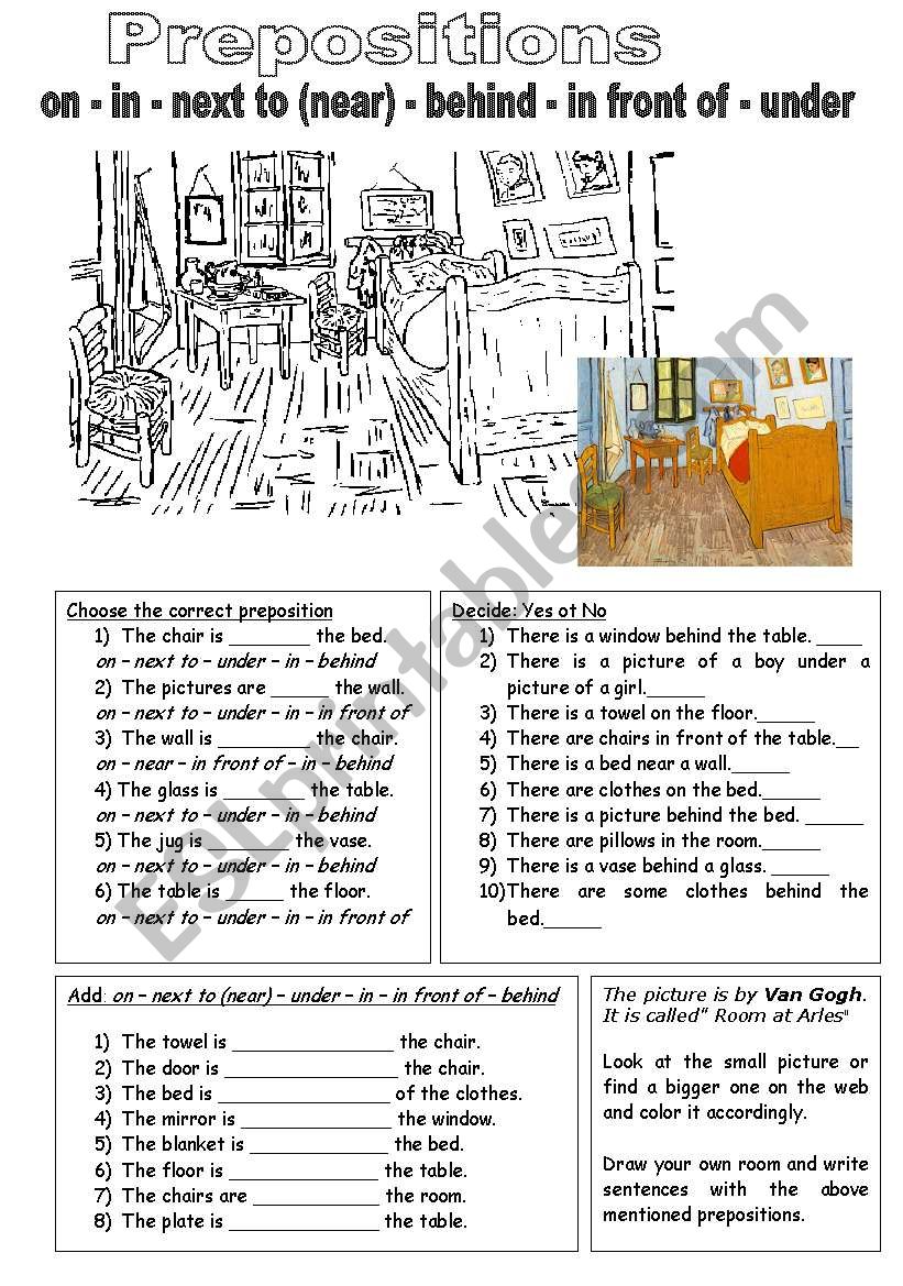 80 Printable In On Preposition Worksheets 40