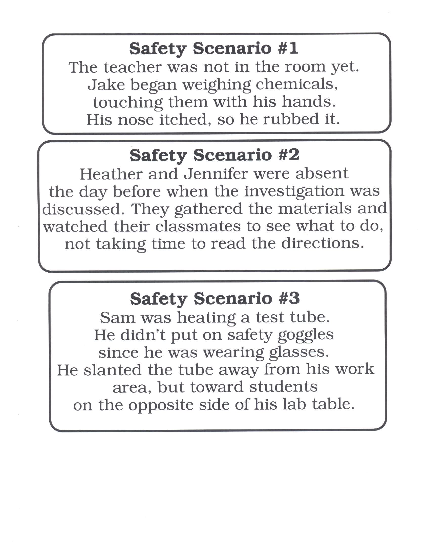 80 Printable Lab Safety Worksheet Answers 57