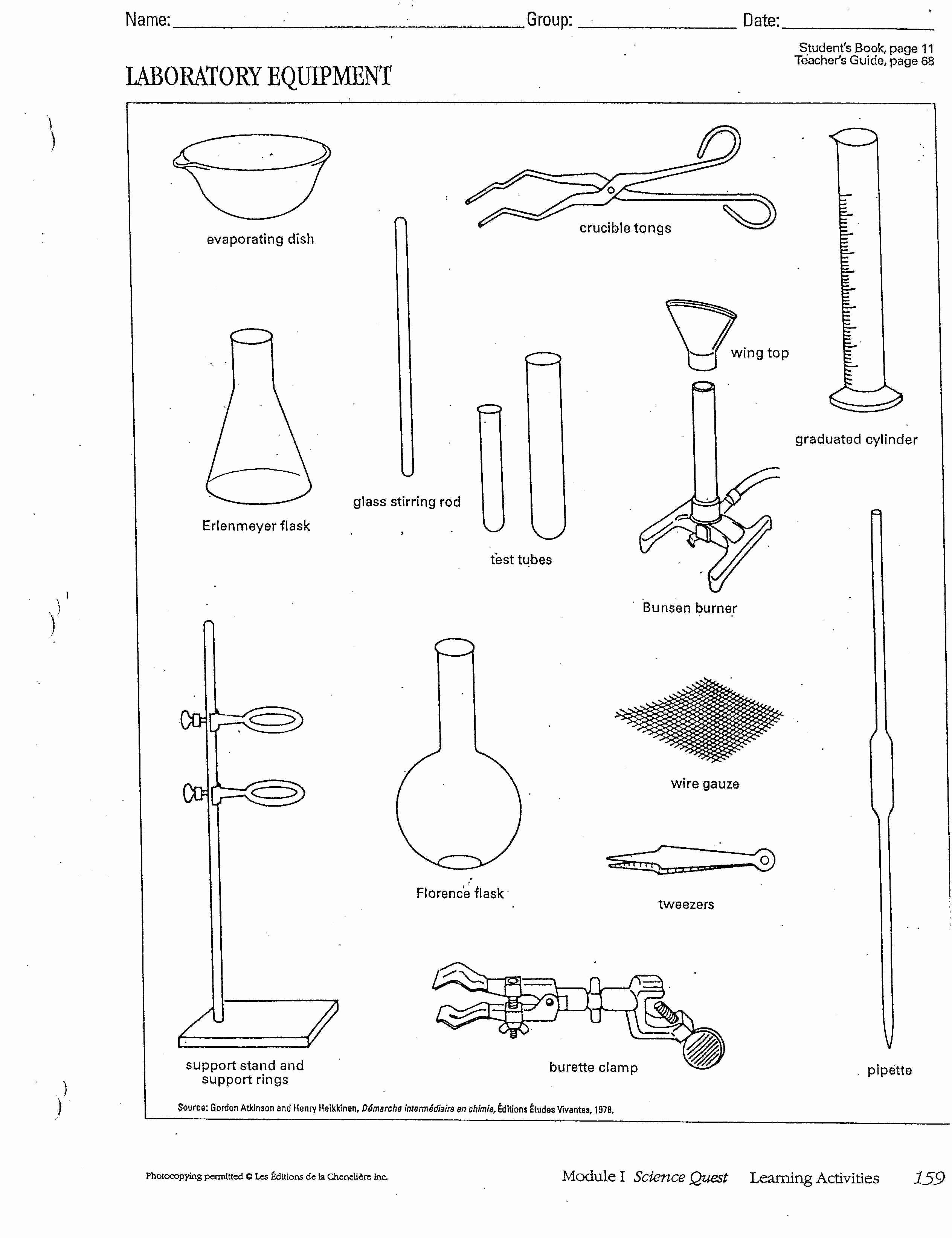 80 Printable Lab Safety Worksheet Answers 64