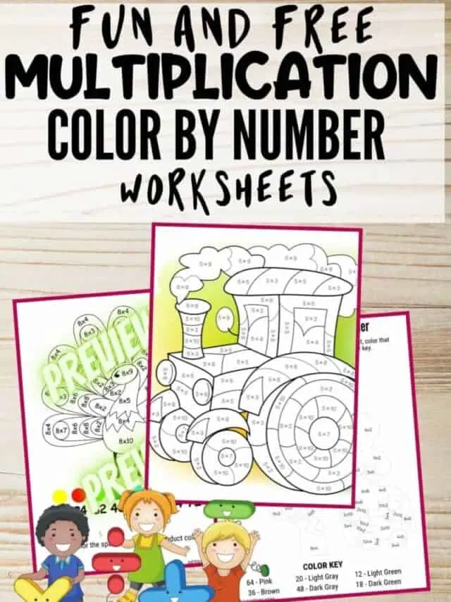 80 Printable Multiplication Worksheets To Color 16