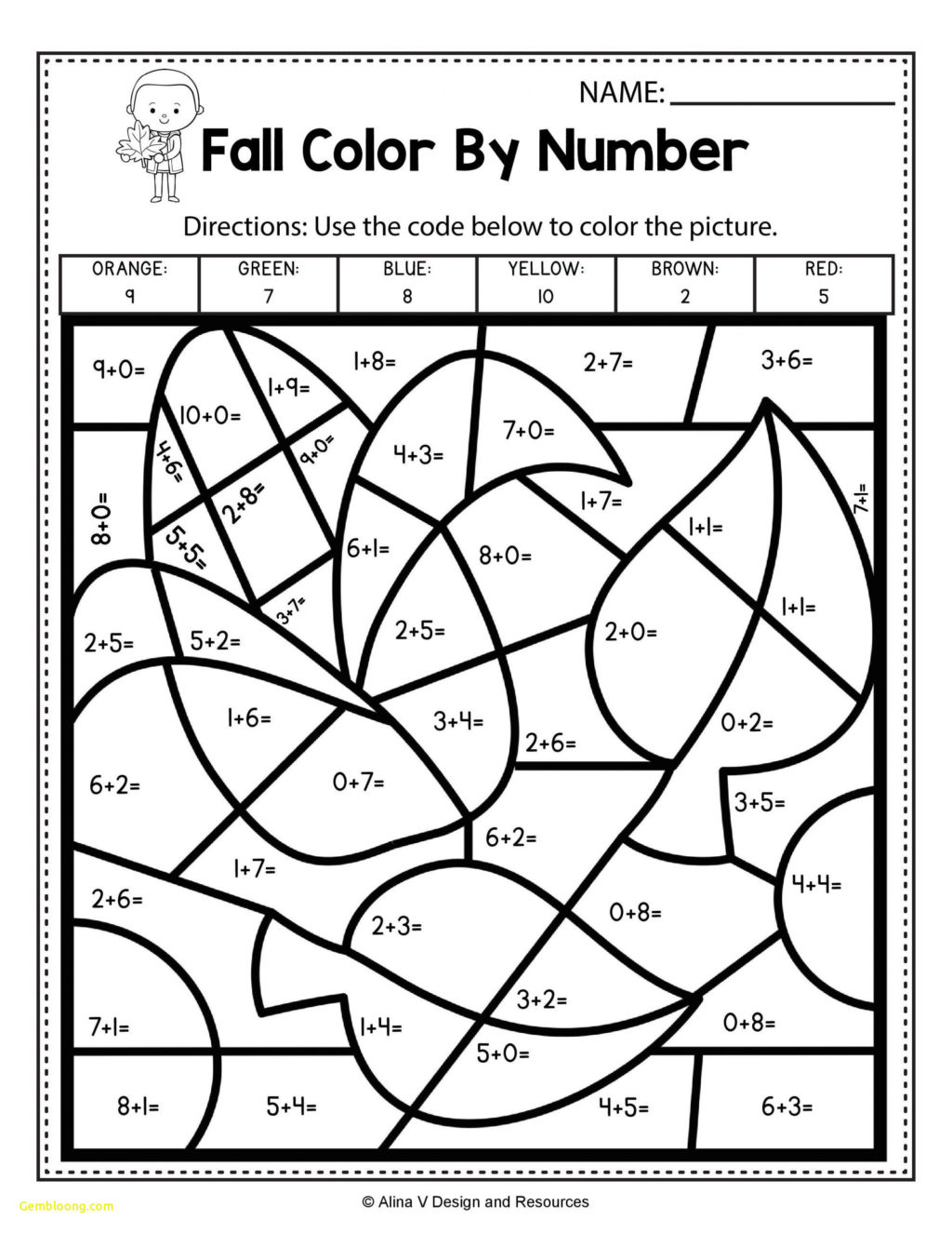 80 Printable Multiplication Worksheets To Color 31