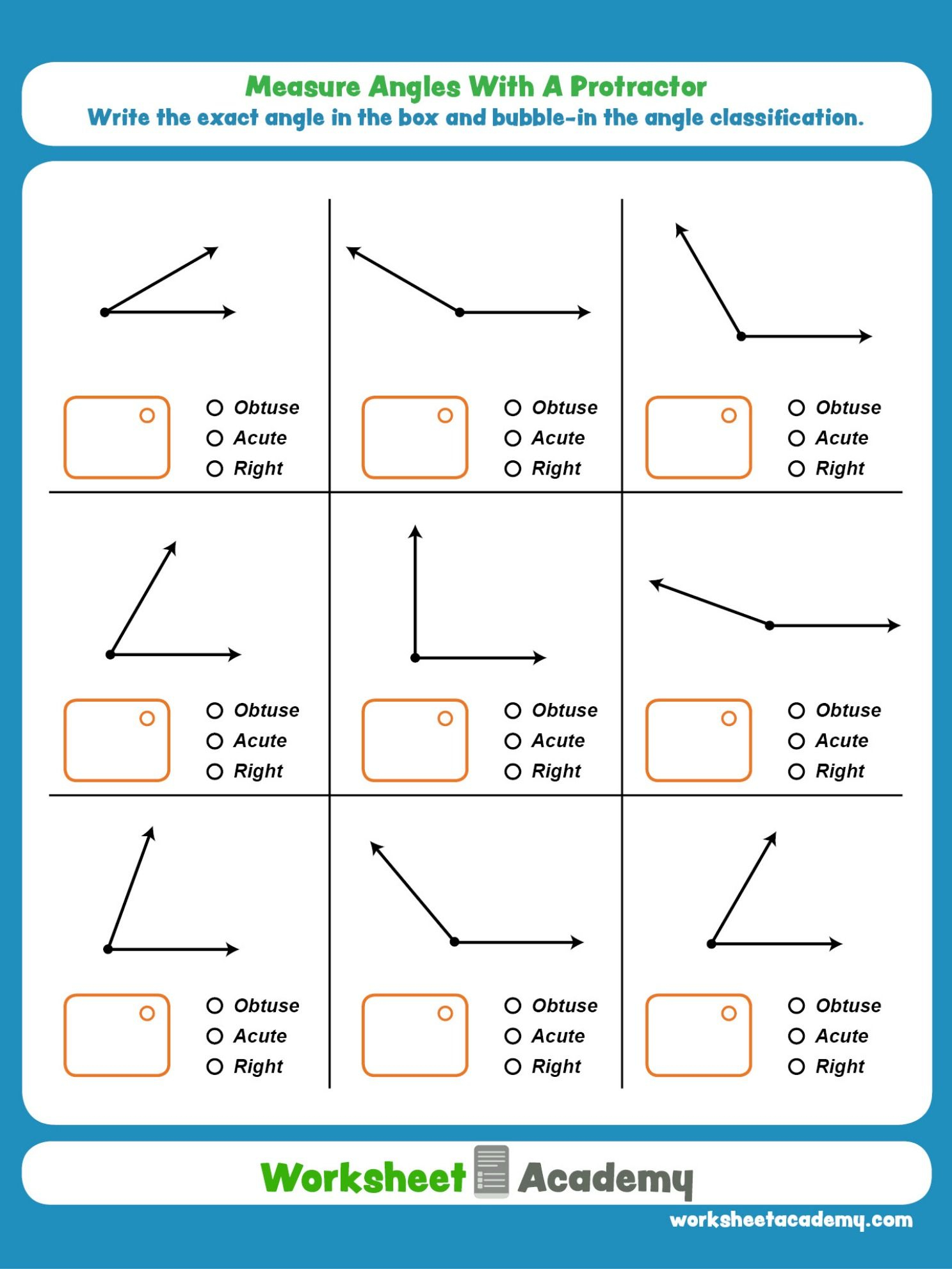 80 Printable Names Of Angles Worksheet 11