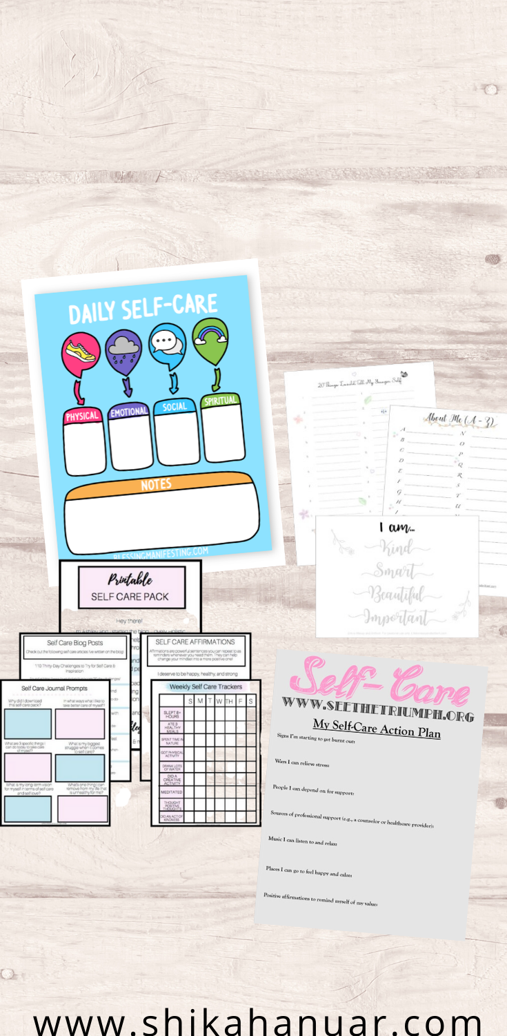 80 Printable Self Care Activity Worksheets 20