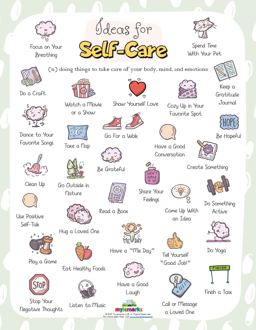 80 Printable Self Care Activity Worksheets 42