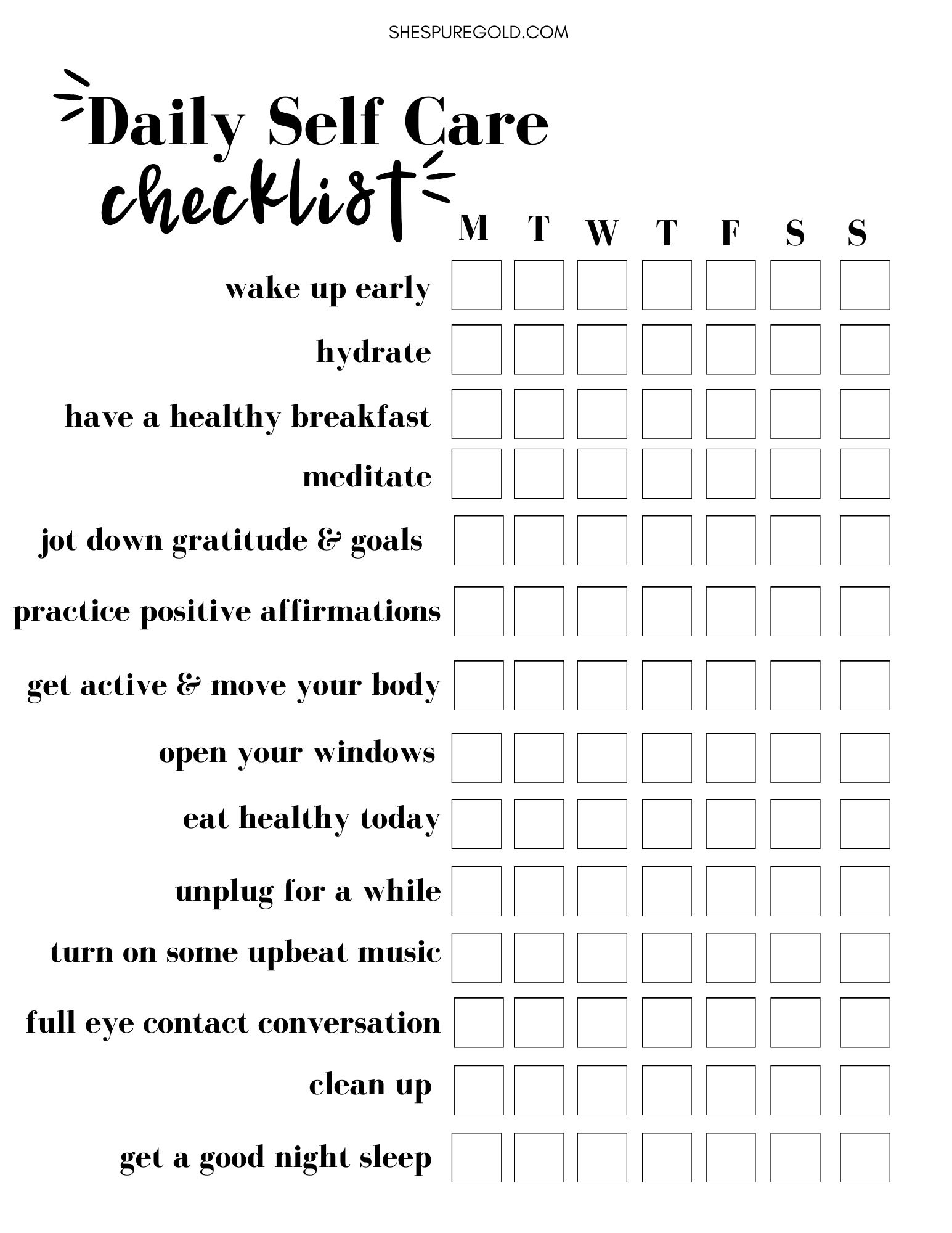 80 Printable Self Care Activity Worksheets 75