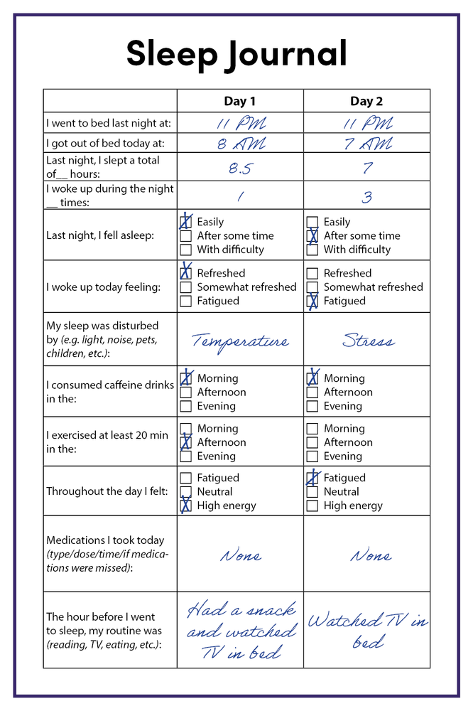 80 Printable Sleep Hygiene Worksheet Pdf 46