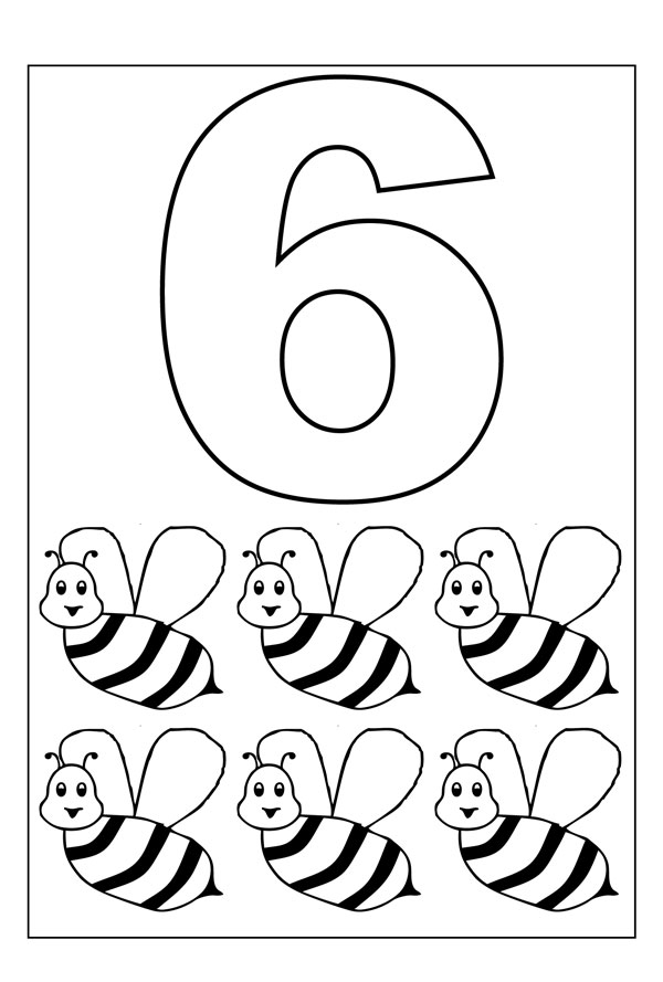 85 Number 6 Worksheet Preschool 24