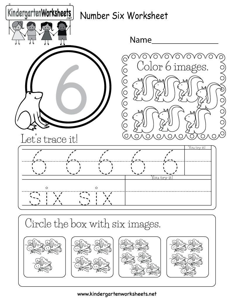 85 Number 6 Worksheet Preschool 25