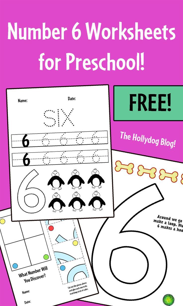 85 Number 6 Worksheet Preschool 56