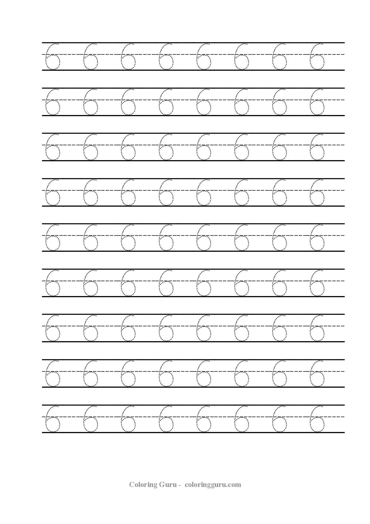 85 Number 6 Worksheet Preschool 64