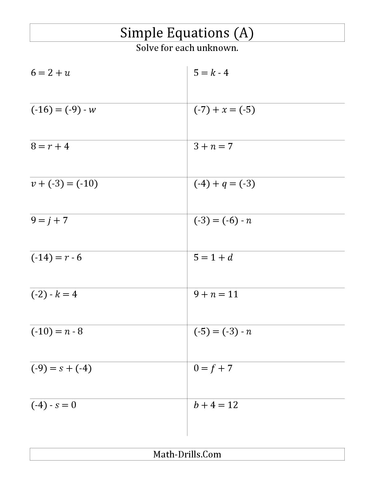 85 Solve For X Worksheet 32