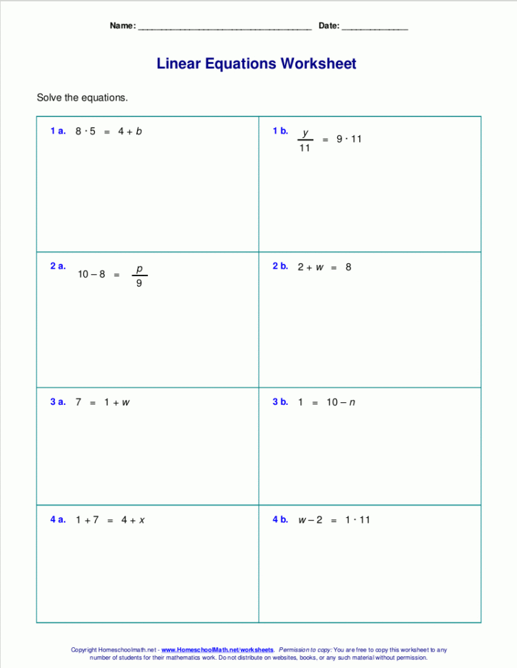 85 Solve For X Worksheet 55