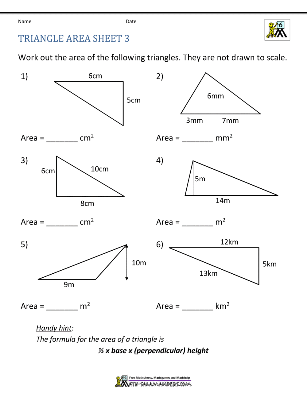 85 Worksheet Types Of Triangles 14