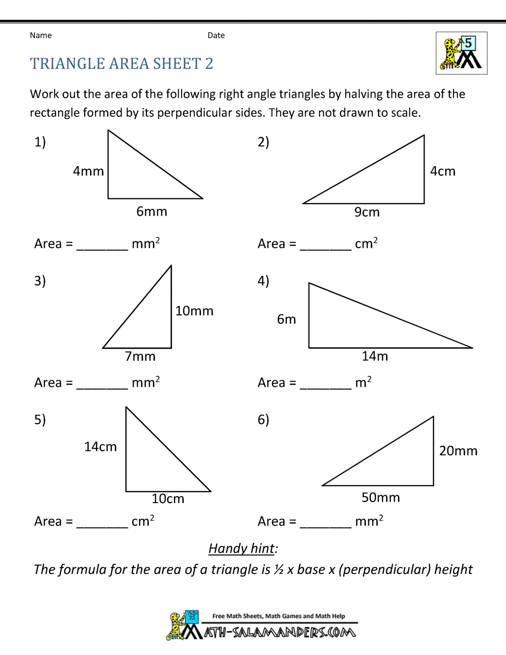 85 Worksheet Types Of Triangles 19