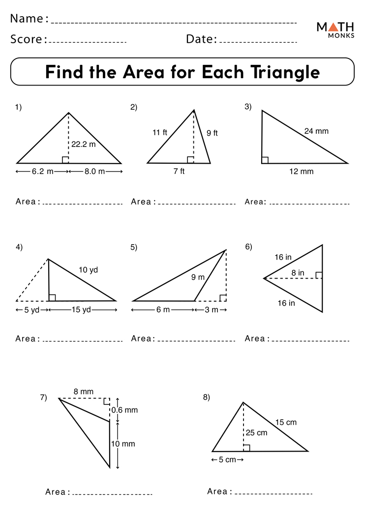 85 Worksheet Types Of Triangles 21