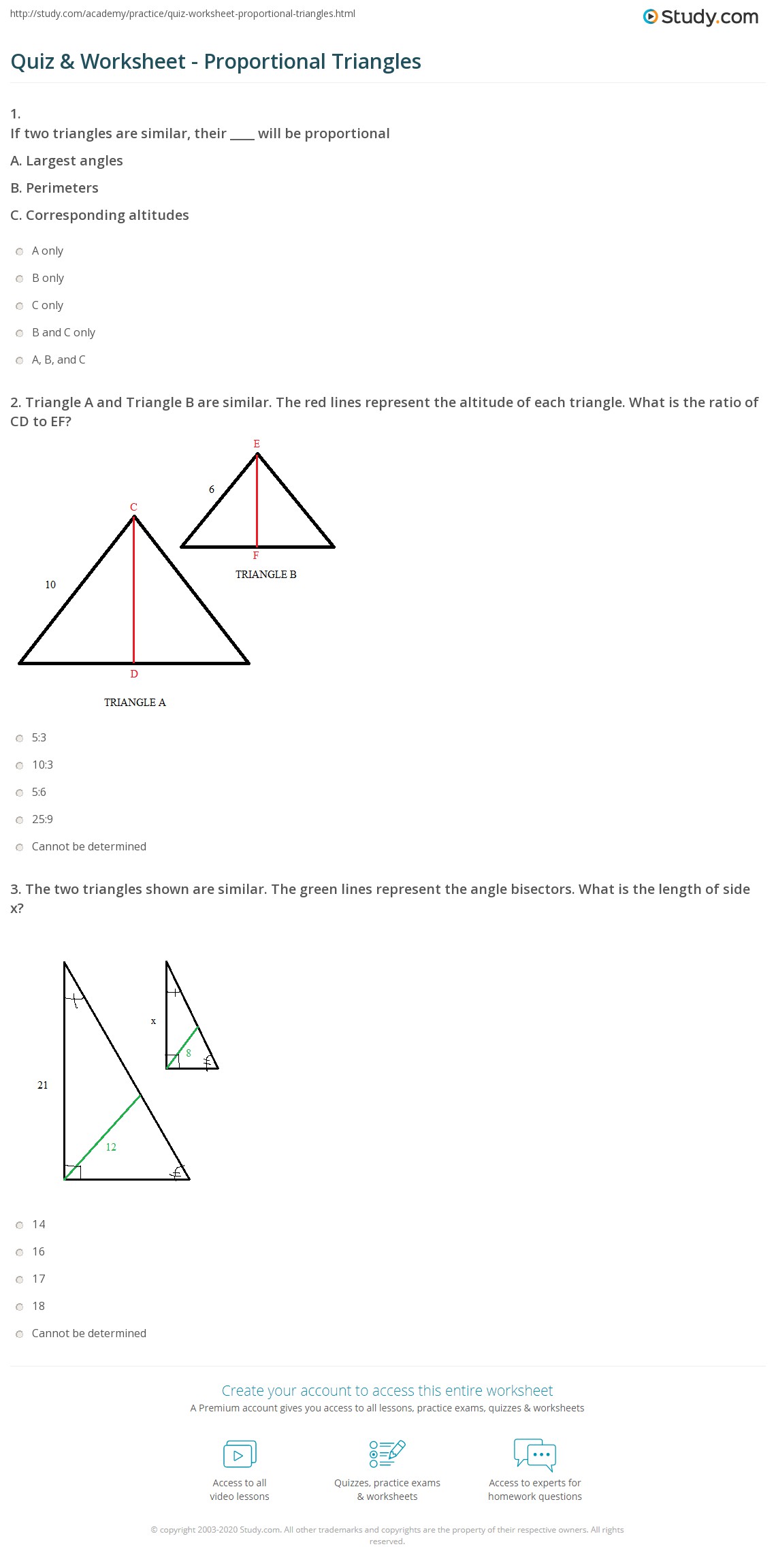 85 Worksheet Types Of Triangles 22