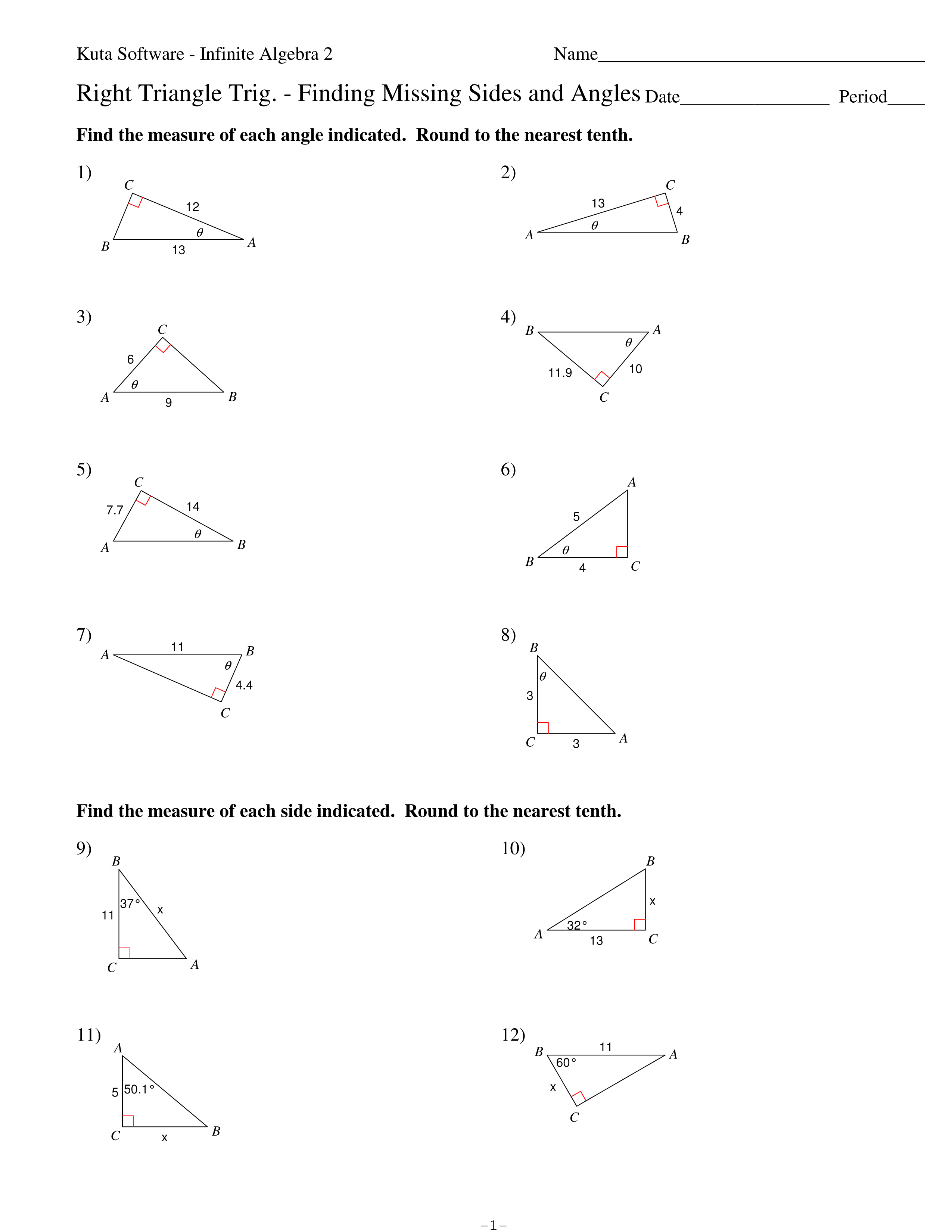 85 Worksheet Types Of Triangles 31