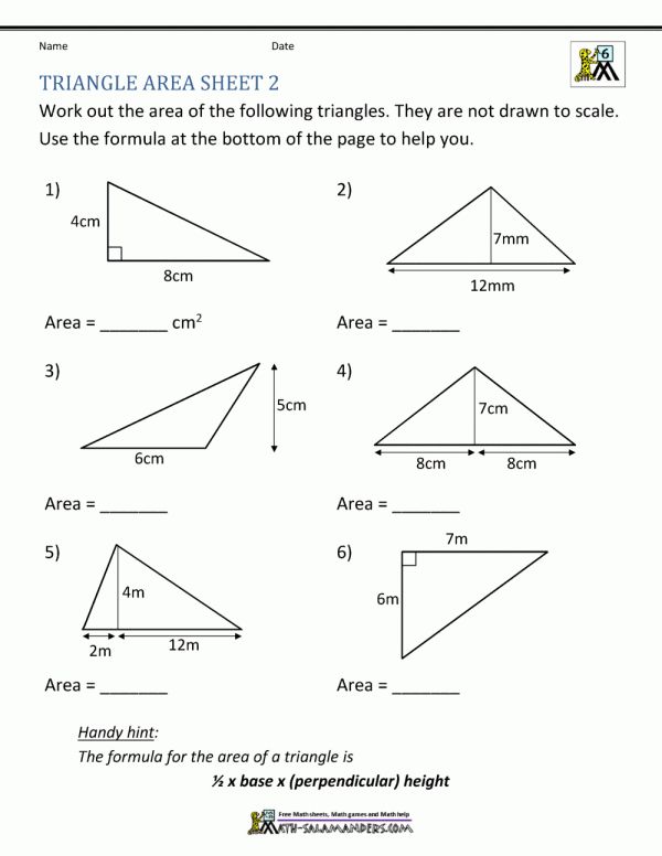 85 Worksheet Types Of Triangles 64