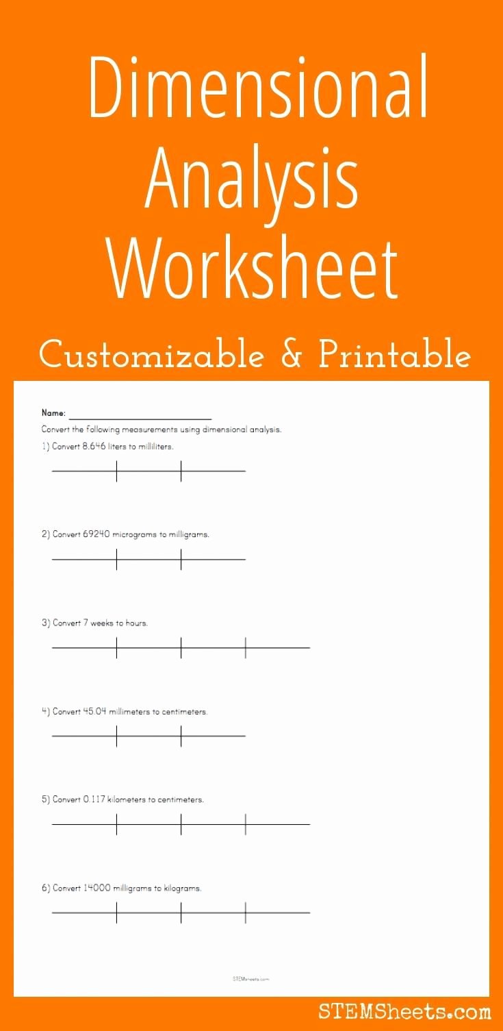 90 Dimensional Analysis Chemistry Worksheet 42